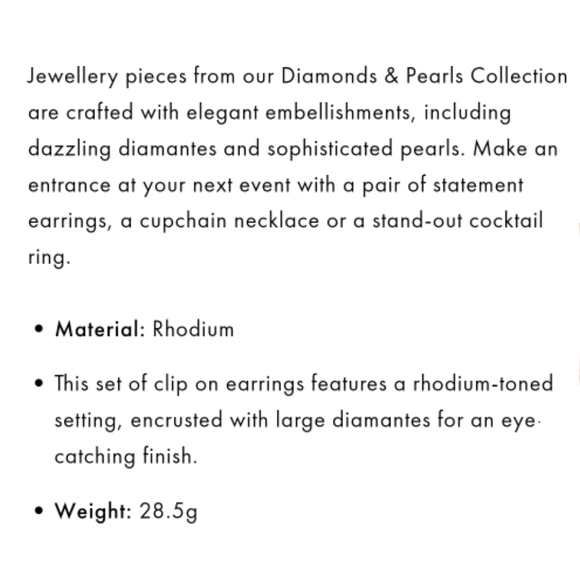 Lovisa large gem statement earrings - Picture 4 of 4